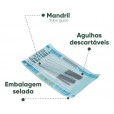 Kit 1000 Agulhas Sistêmicas Açomed + Bandeja Magnética 