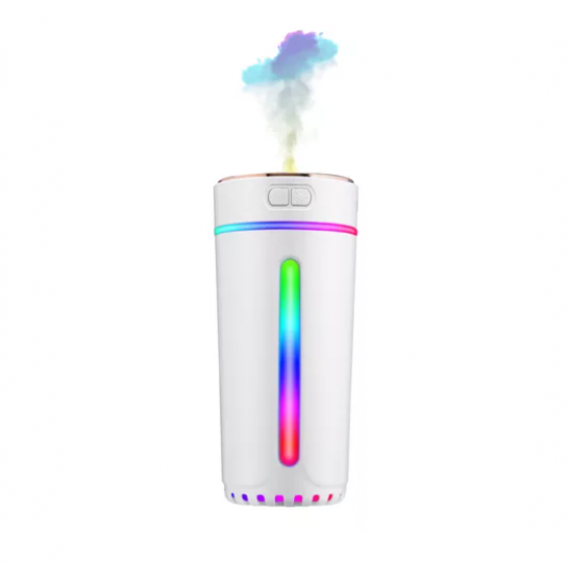 Mini Difusor Umidificador Branco Led 300ml 