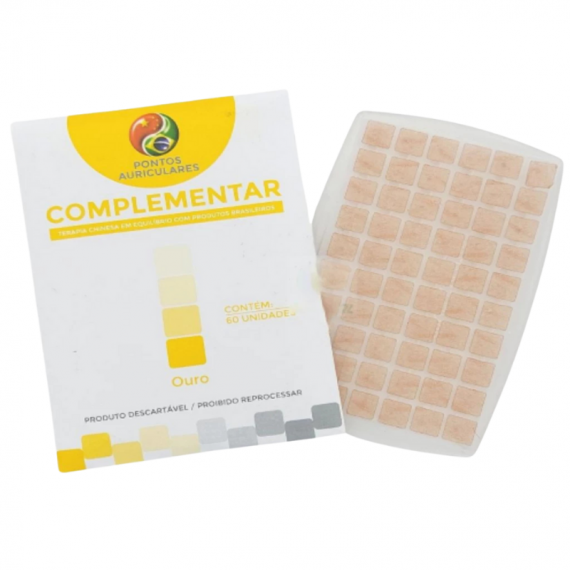 Placa 60 Pontos Ouro - Complementar