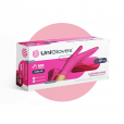 Luva Látex Clássico Pink Premium Quality C/ Pó Cx 100 Und - UniGloves