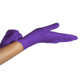 Luva Látex Clássico Purple Premium Quality C/ Pó Cx 100 Und - UniGloves