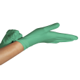Luva Látex Premium Quality Lano-E Green S/ Pó Cx 100 Und - UniGloves