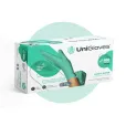 Luva Látex Premium Quality Lano-E Green S/ Pó Cx 100 Und - UniGloves