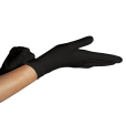 Luva Látex Clássico Black Premium Quality C/ Pó Cx 100 Und - UniGloves
