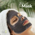 Black Mask Máscara  Argila Preta 100% Natural Controle De Oleosidade Acne E Espinhas 400g - Eccos