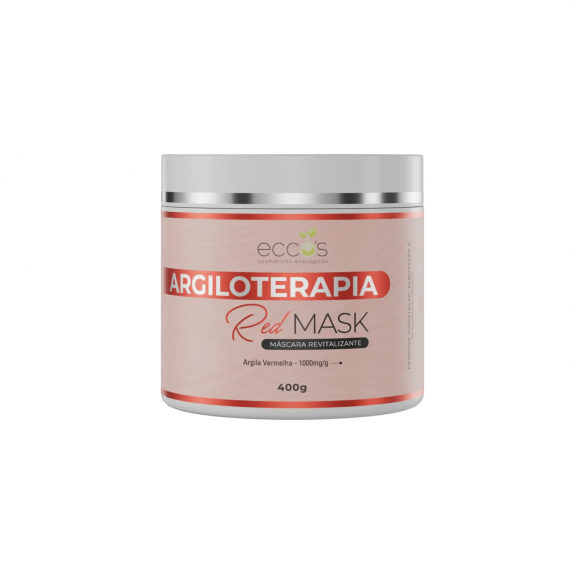 Red Mask Máscara Revitalizante de Argila Vermelha 400g - Eccos