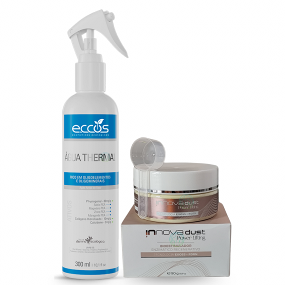 Combo Innova Dust Power Lifting e Água Thermal 300ml - Eccos
