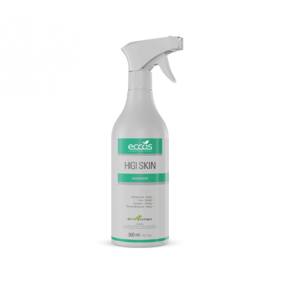 Higi Skin Fluído Higienizador Antisséptico Ação Secativa 300ml - Eccos