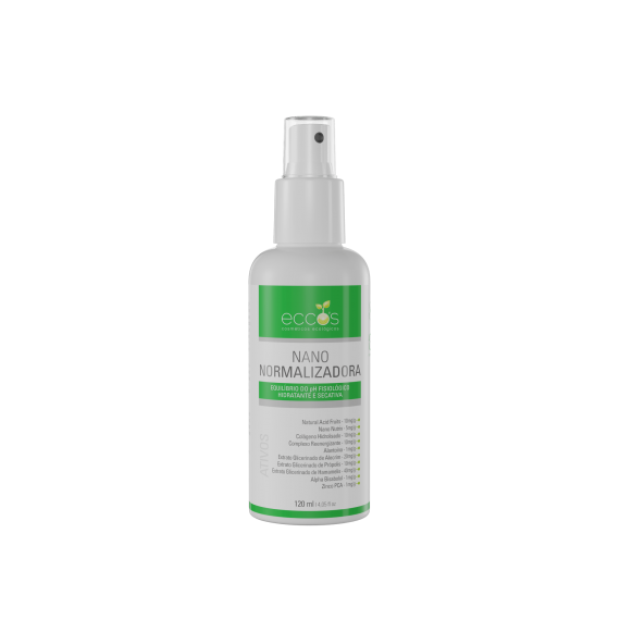 Loção Nano Normalizadora Antisséptica e Adstringente 120ml - Eccos