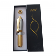 Caneta Pressurizada Adaptável para 3ml e  5ml Dourada Com Prata