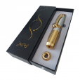 Caneta Pressurizada Adaptável para 3ml e  5ml Dourada Com Prata