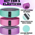 Faixa Hip Band Para Exercícios - Kit Com 3 