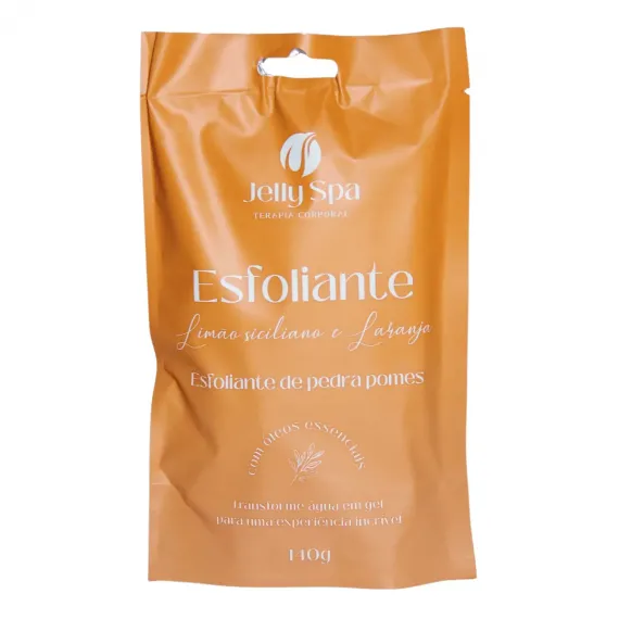Jelly Spa Esfoliante Limão Siciliano e Laranja  - 140g 