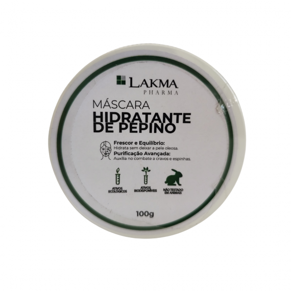 Máscara Hidratante De Pepino 100g - Lakma Pharma