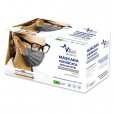Máscara Cirúrgica Descartável Preta CX 50 UN - Vest Medical