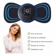 Mini Massageador Elétrico Recarregável 