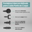 Mini Massageadora Pistola Preta
