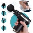 Mini Massageadora Pistola Preta