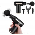 Mini Massageadora Pistola Preta