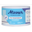 Fita Transparente Microperfurada Hipoalérgica 2,5CM X 4,5M - Missner