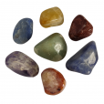 Kit 7 Pedras Semi Preciosas Dos Sete Chakras