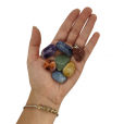 Kit 7 Pedras Semi Preciosas Dos Sete Chakras