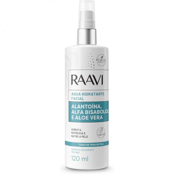 Água Hidratante Facial 120ml - Raavi