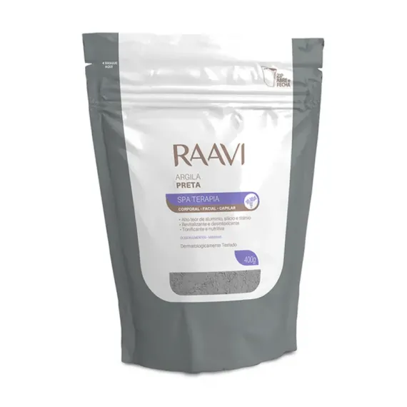 Argila Preta Spa Terapia 400g - Raavi