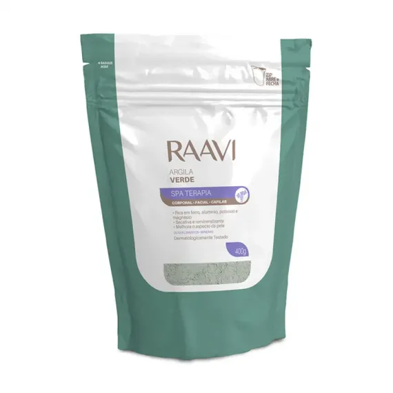 Argila Verde Spa Terapia 400g - Raavi