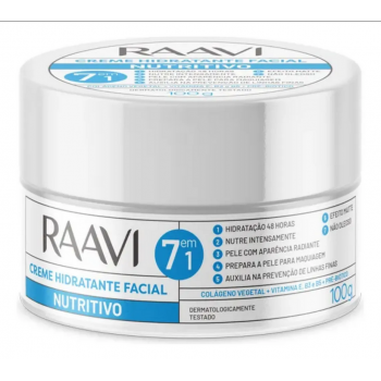 Creme Hidratante Facial Nutritivo 7em1 - 100gr - Raavi