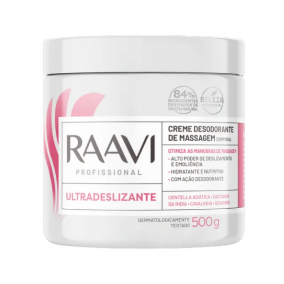 Creme De Massagem Ultradeslizante 500g - Raavi