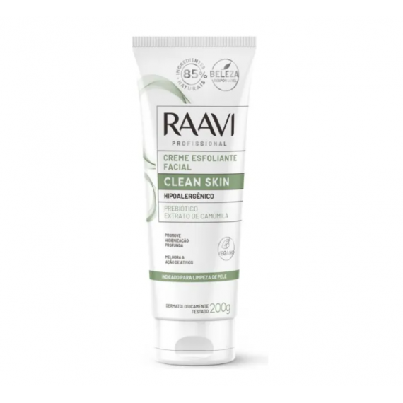 Creme Esfoliante Facial Clean Skin Raavi 200g