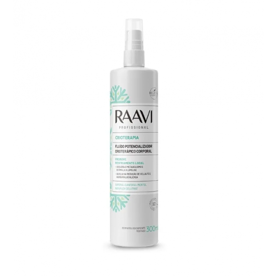 Fluído Potencializador Crioterápico Corporal 300ml - Raavi