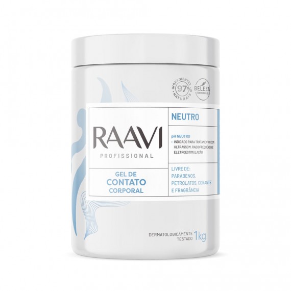 Gel de Contato Neutro Corporal 1kg - Raavi