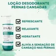 Loção Pernas Cansadas 200 gr - Raavi