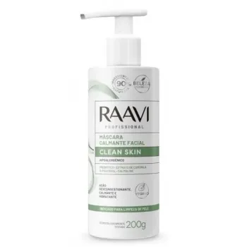 Máscara Calmante Facial Profissional 200g - Raavi