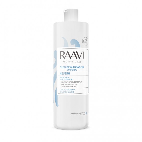 OLEO MASSAGEM NEUTRO 1L - RAAVI