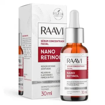 Sérum Concentrado Facial Nano Retinol 30ml- Raavi 