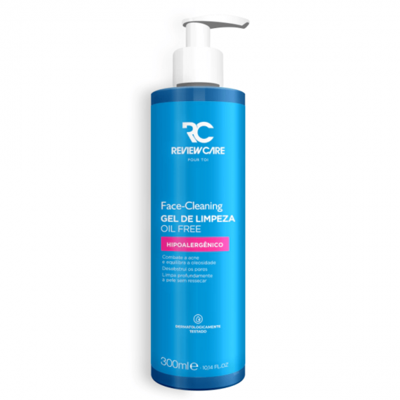 Gel De Limpeza Oil Free Face Cleaning 300ml - Review Care