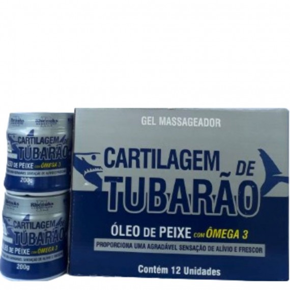 Gel Massageador Cartilagem de Tubarão Kit Atacado 12Un - Rhenuks