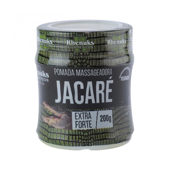 Pomada Massageadora Jacaré Extra Forte 200g - Rhenuks