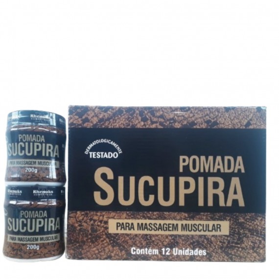 Pomada para Massagem Sucupira Kit Atacado 12Un - Rhenuks