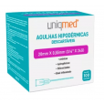 AGULHAS HIPODERMICAS 24G Cx 100un 20X0,55 - UNIQMED