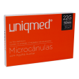 Microcânulas 22G 0,70x50mm Cx 12 Und Com Agulha Pertuito - Uniqmed