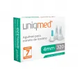 Agulhas Para Caneta de Insulina 4mm x 32G (0,23mm) Cx 7 Un - Uniqmed