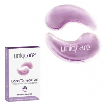 Bolsa Térmica Gel Uniqcare para Área Abaixo dos Olhos Par - Uniqmed