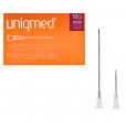 Microcânulas 18G 1.25x70 Cx 12 unidades Com Agulha Pertuito - Uniqmed