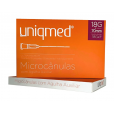 Microcânulas 18G 1.25x70 Cx 12 unidades Com Agulha Pertuito - Uniqmed