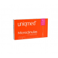 Microcânulas 18G 1.25x70 Cx 12 unidades Com Agulha Pertuito - Uniqmed