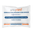 Seringas Para Insulina Kit 10un 0,5ml 6mm 31g Polybag - Uniqmed